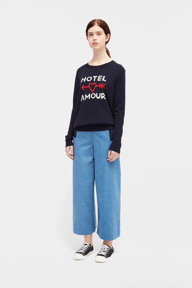 Navy Hotel Amour Sweater image 3