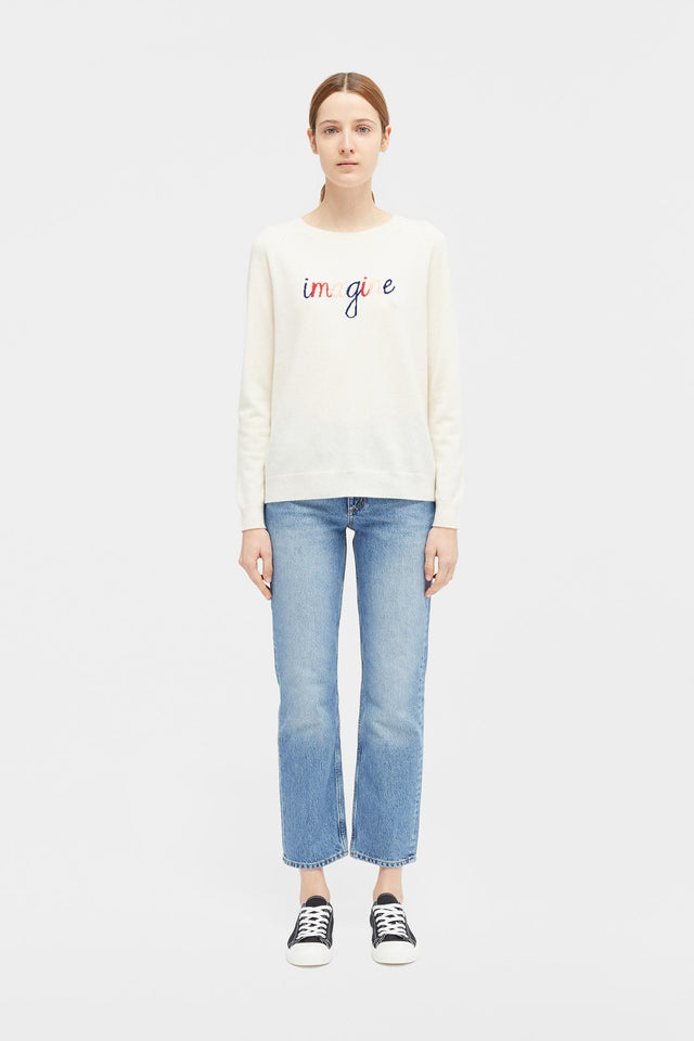 Cream Imagine Sweater image 3