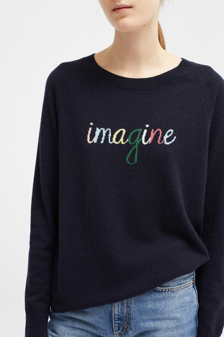 Navy Imagine Sweater