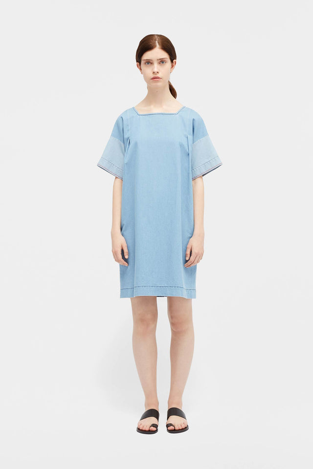 Indigo Panelled Dress image 1