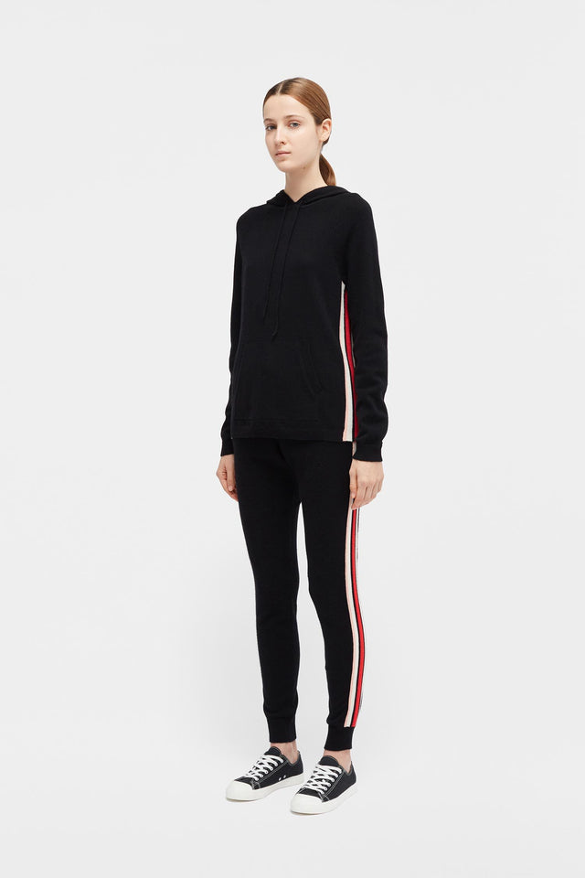 Black Jalisco Stripe Hoodie image 3