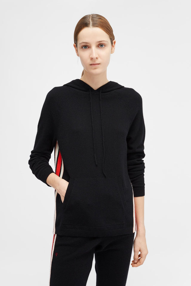 Black Jalisco Stripe Hoodie image 5