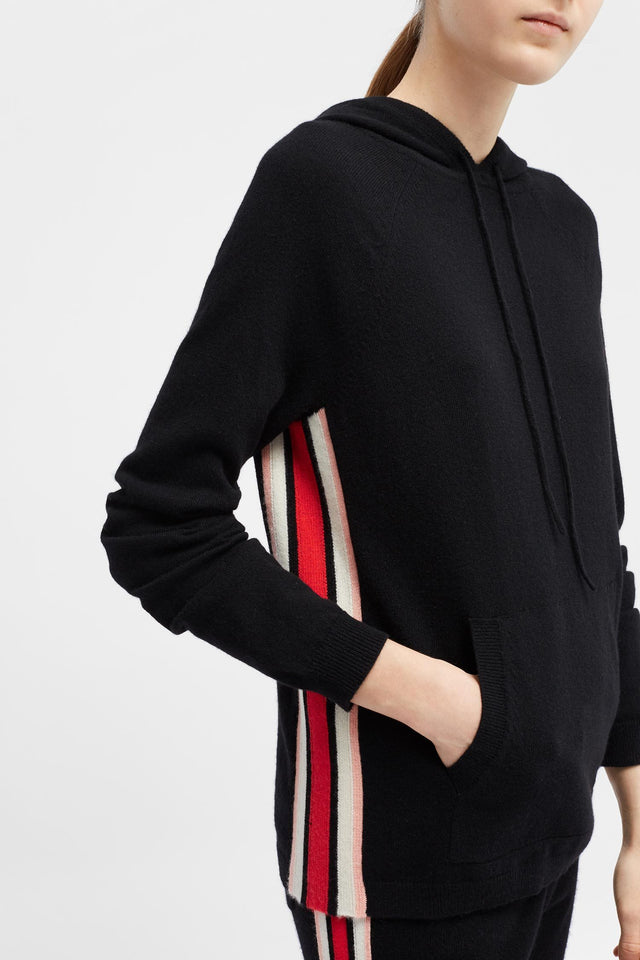 Black Jalisco Stripe Hoodie image 1