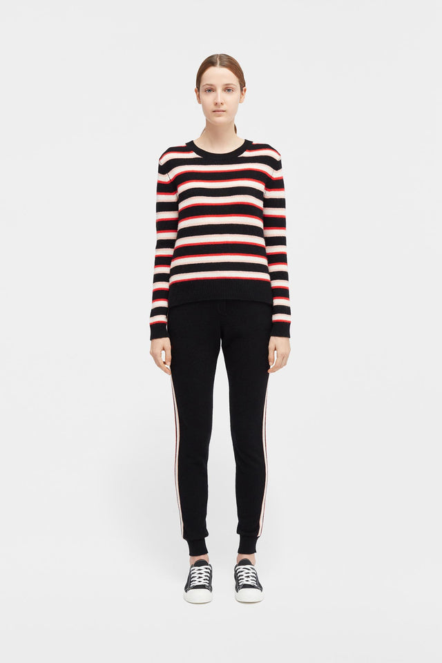 Black Jalisco Stripe Sweater image 3