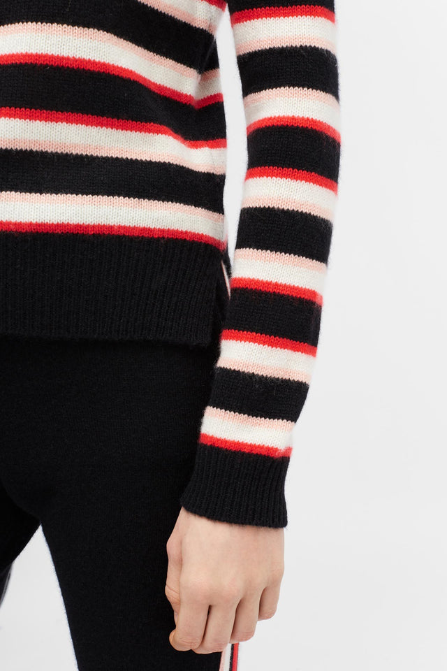 Black Jalisco Stripe Sweater image 5
