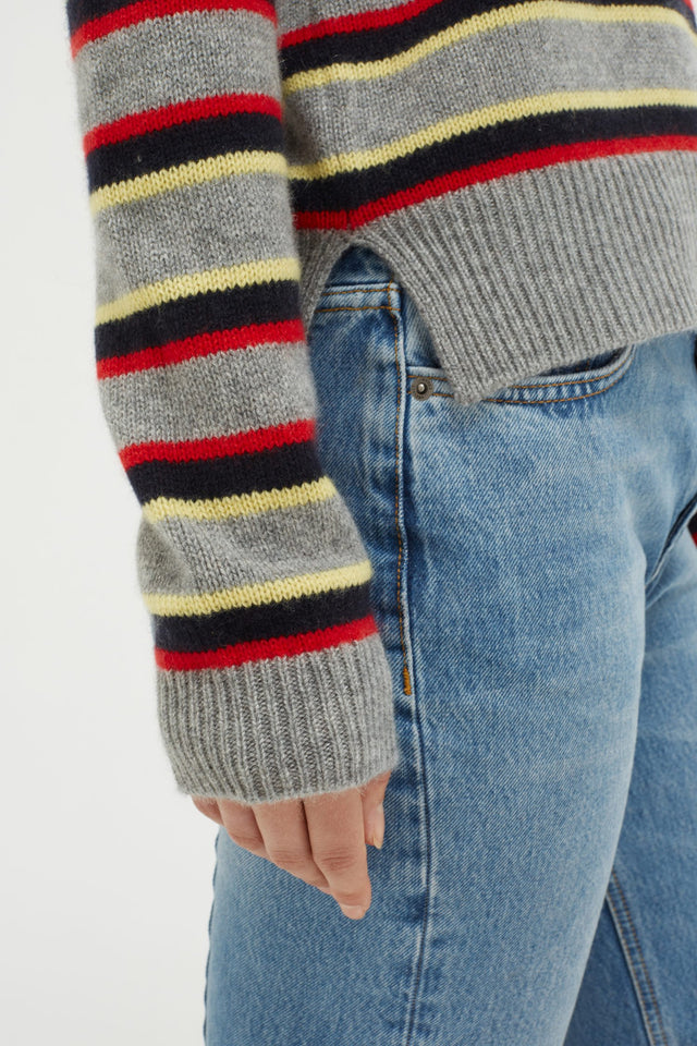 Grey Jalisco Stripe Sweater image 5