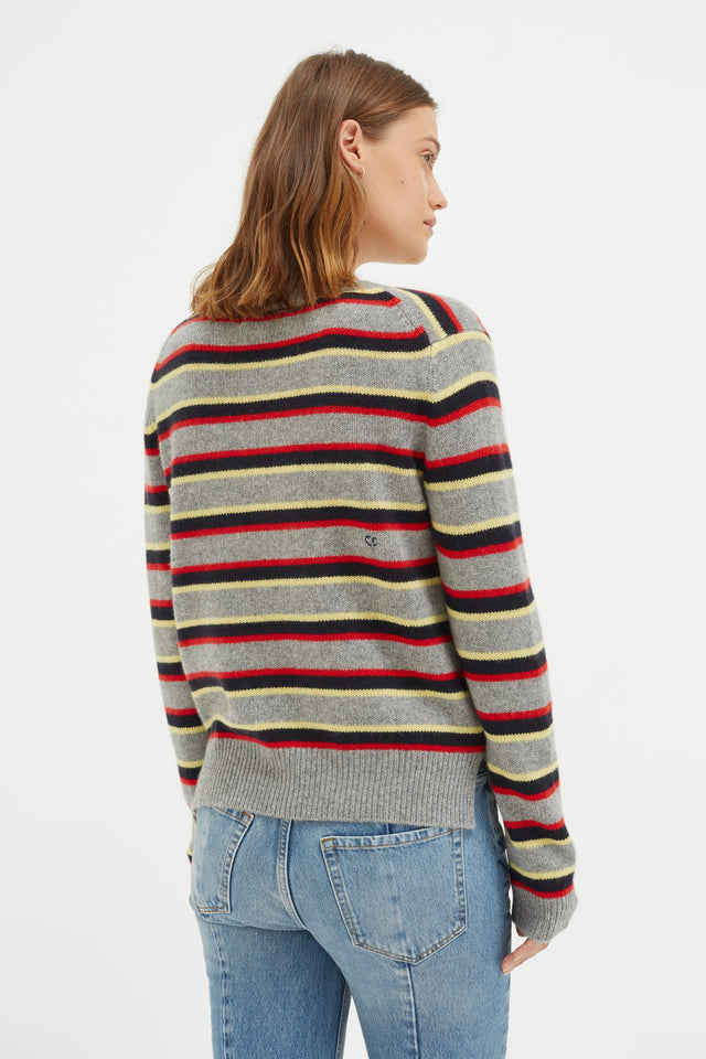 Grey Jalisco Stripe Sweater image 4