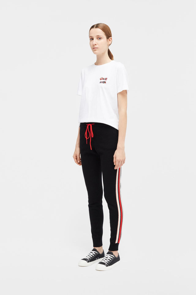 Black Jalisco Stripe Track Pants image 1