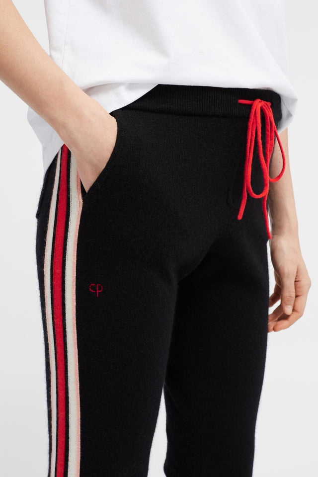 Black Jalisco Stripe Track Pants image 4