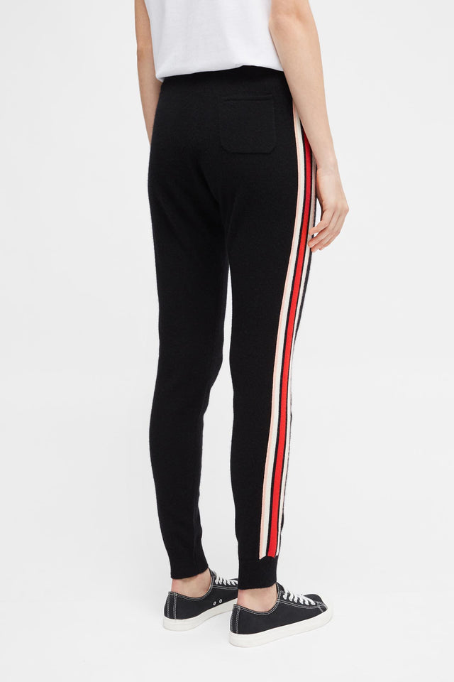Black Jalisco Stripe Track Pants image 3