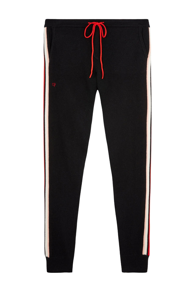 Black Jalisco Stripe Track Pants image 2