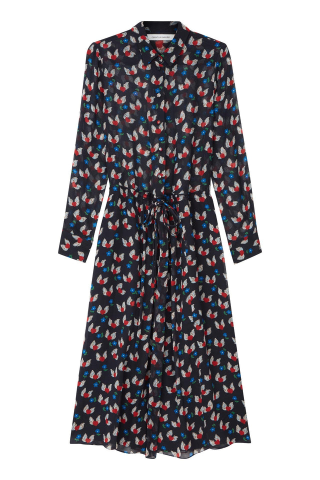 Navy Juliet Shirt Dress image 2