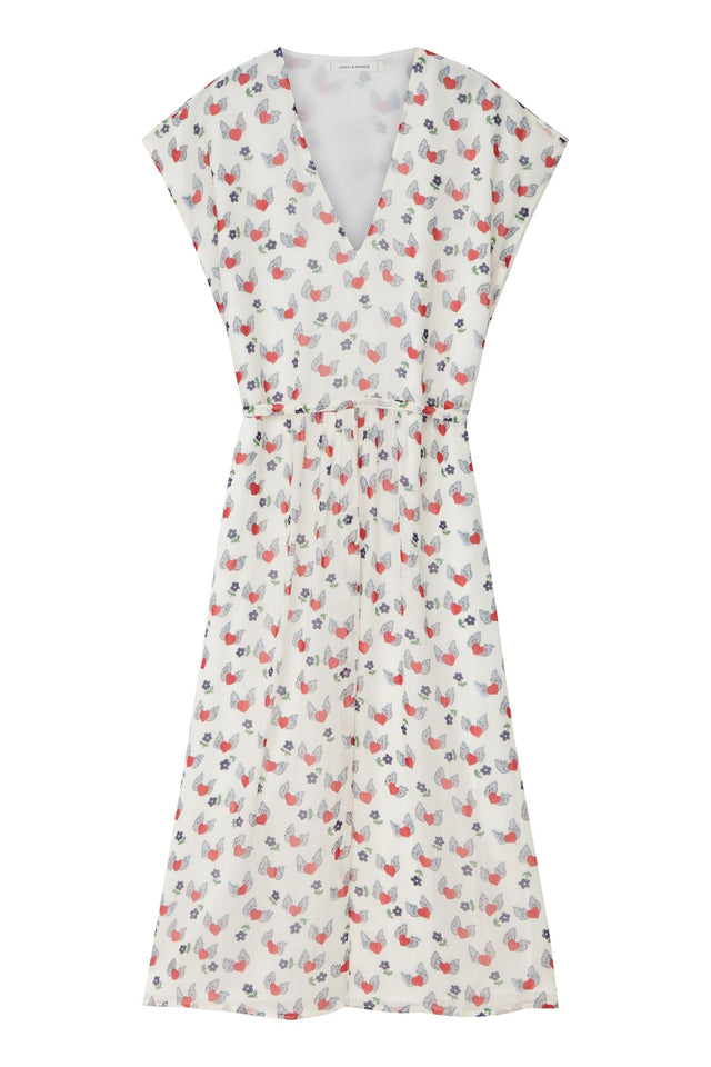 Ivory Juliet V-Neck Dress image 2
