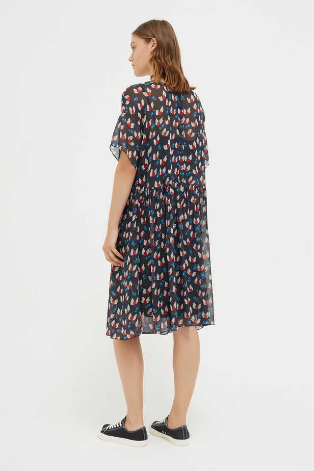 Navy Juliet Tea Dress image 6