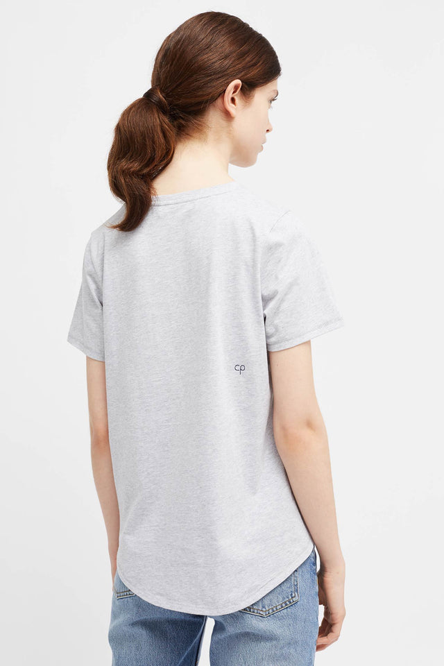 Grey Marl Kiss Me T-Shirt image 5