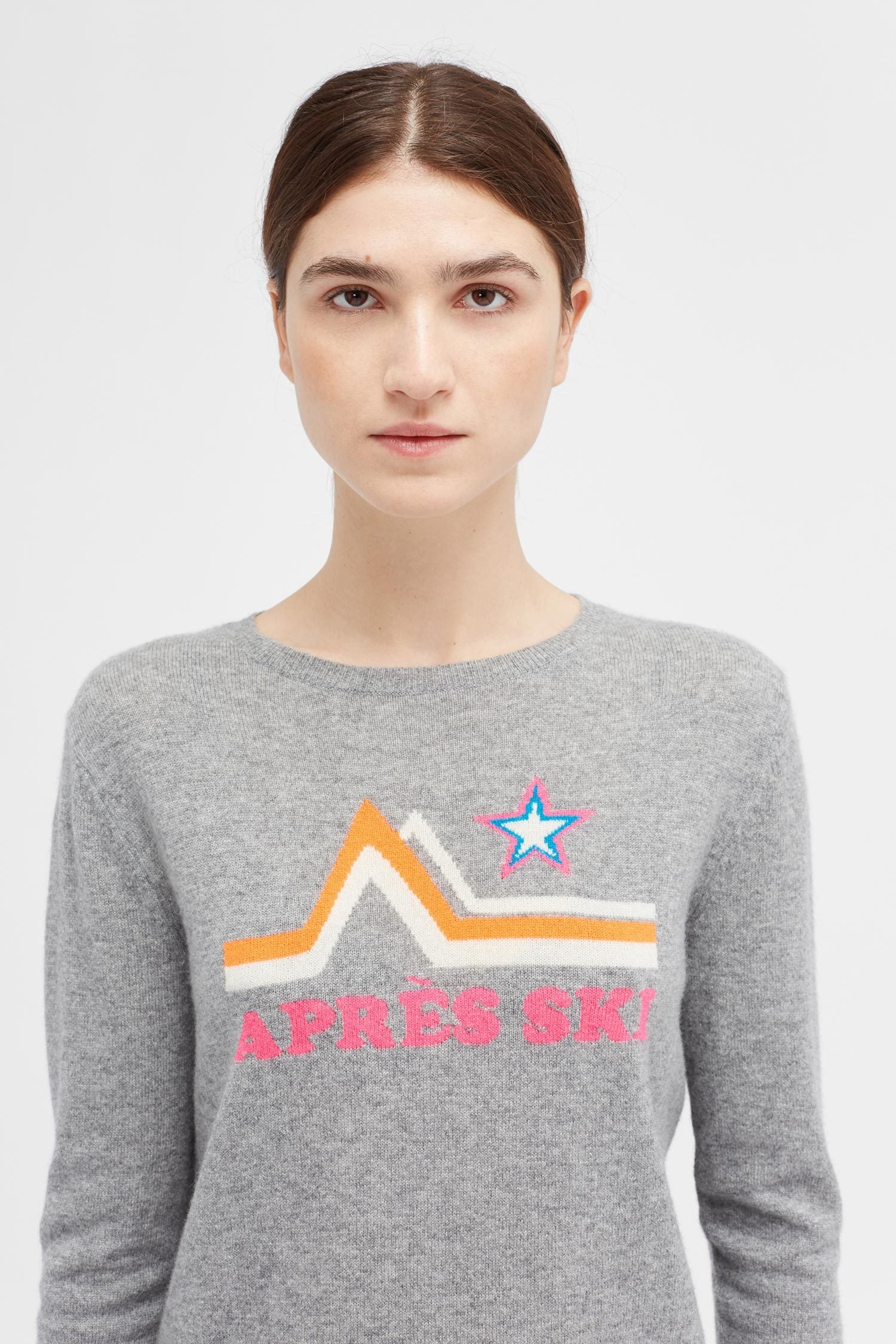 Grey Apres Ski Sweater