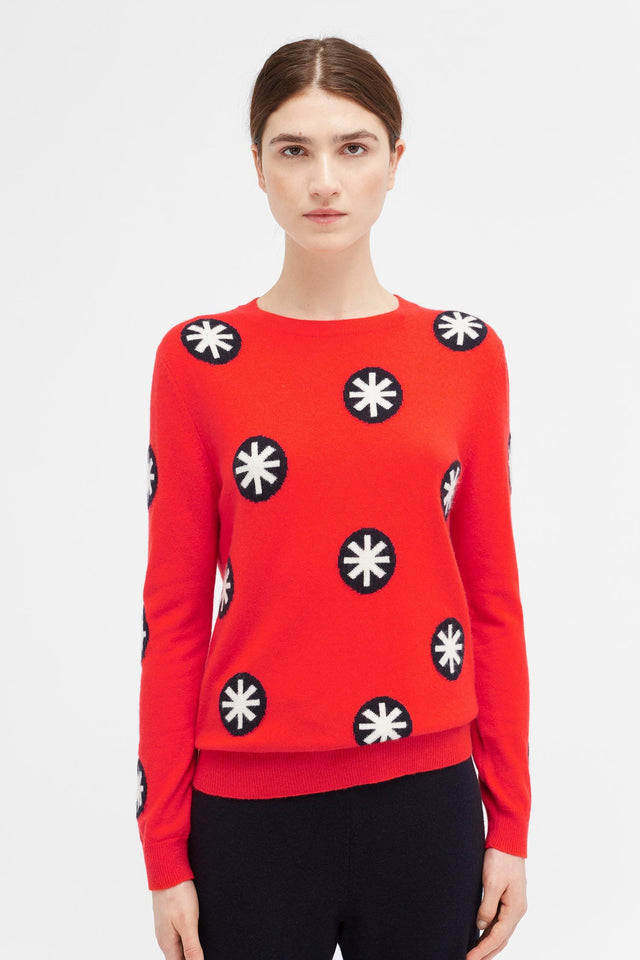 Flame Mexican Snowflake Sweater image 1