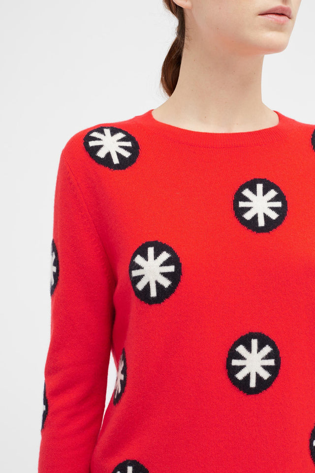 Flame Mexican Snowflake Sweater image 4