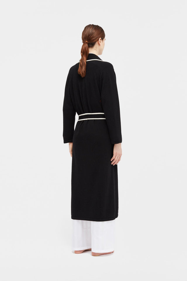 Black Twin Heart Dressing Gown image 2