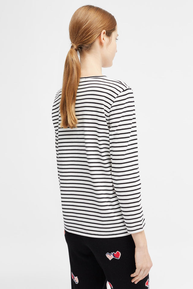 Ivory Long Sleeve Twin Heart T-shirt image 4