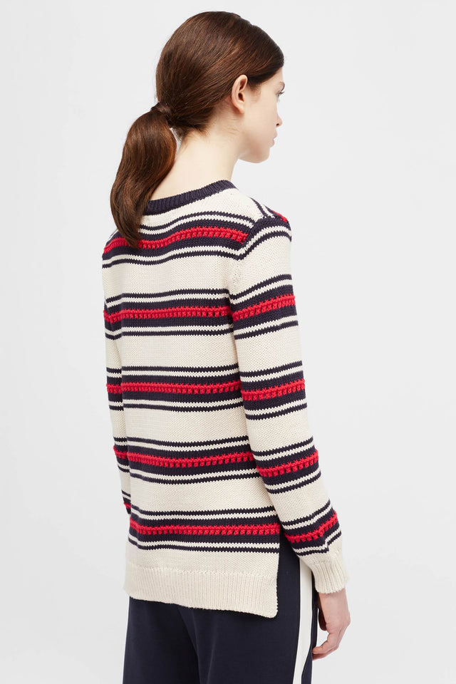 Cream Lace Stitch Sweater image 4