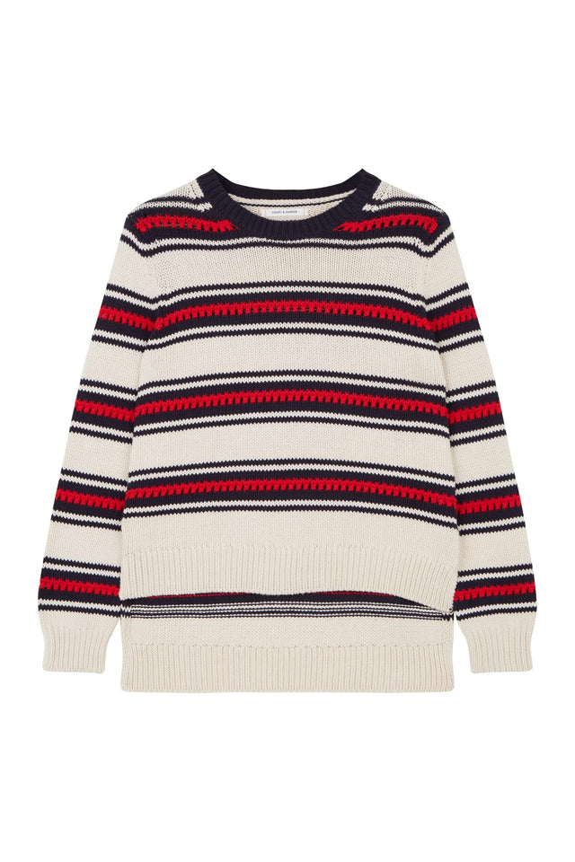 Cream Lace Stitch Sweater image 2