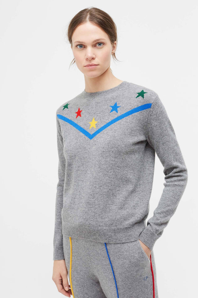 Grey L'Etoile Magique Wool Sweater image 1