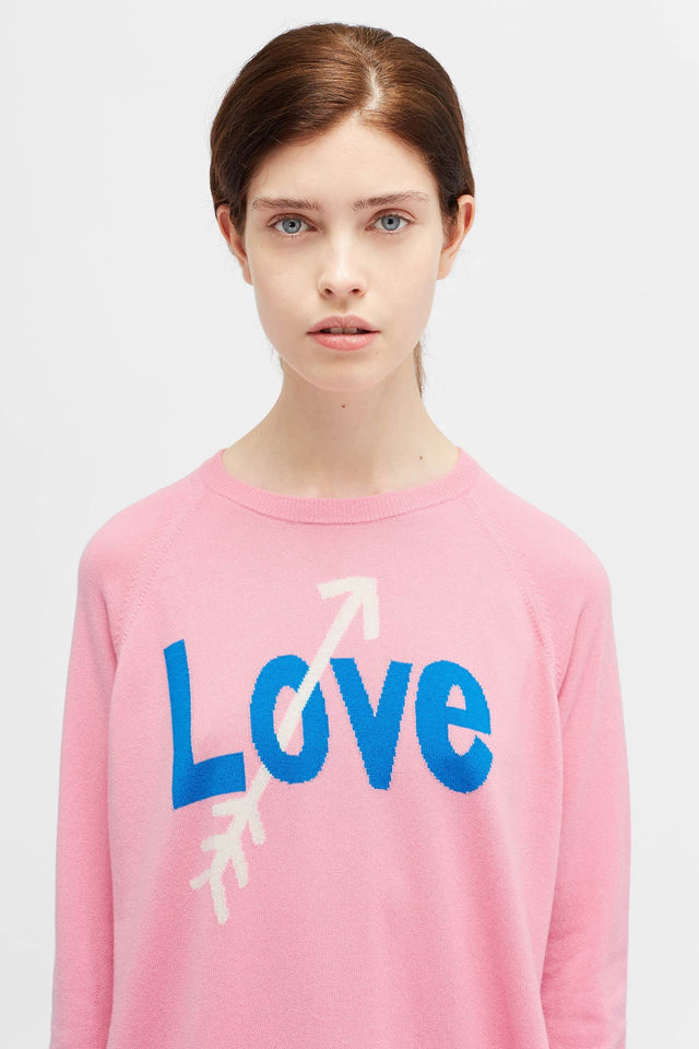 Pink Love Arrow Sweater image 4
