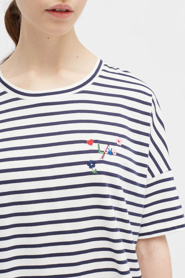 Navy Love Arrow T-Shirt image 1