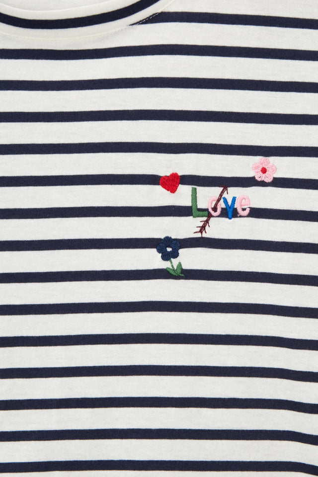 Navy Love Arrow T-Shirt image 6
