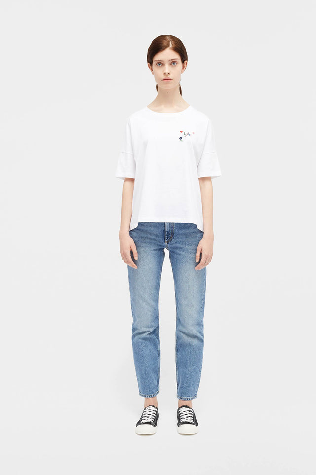 White Love Arrow T-Shirt image 3