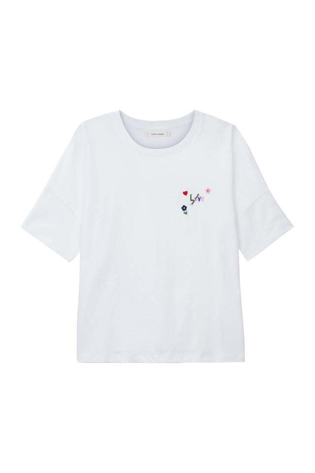 White Love Arrow T-Shirt image 2