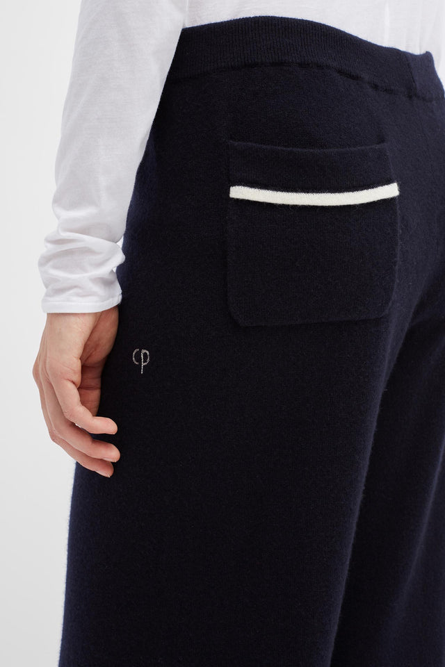 Navy Love Heart Pyjama Bottom image 3