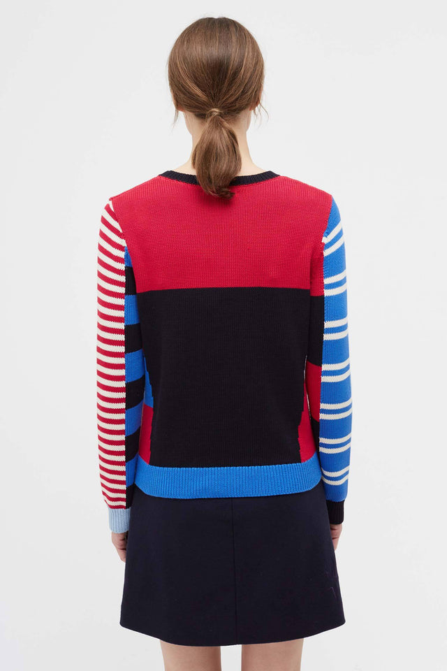 Navy Magic Knit Sweater image 4