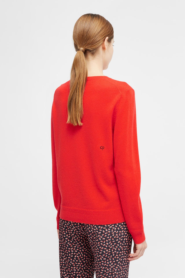 Red Mexicano Love Badge Sweater image 5