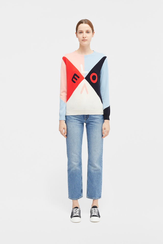 Cream Mexicano Love Sweater image 3