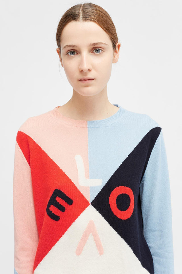 Cream Mexicano Love Sweater image 1