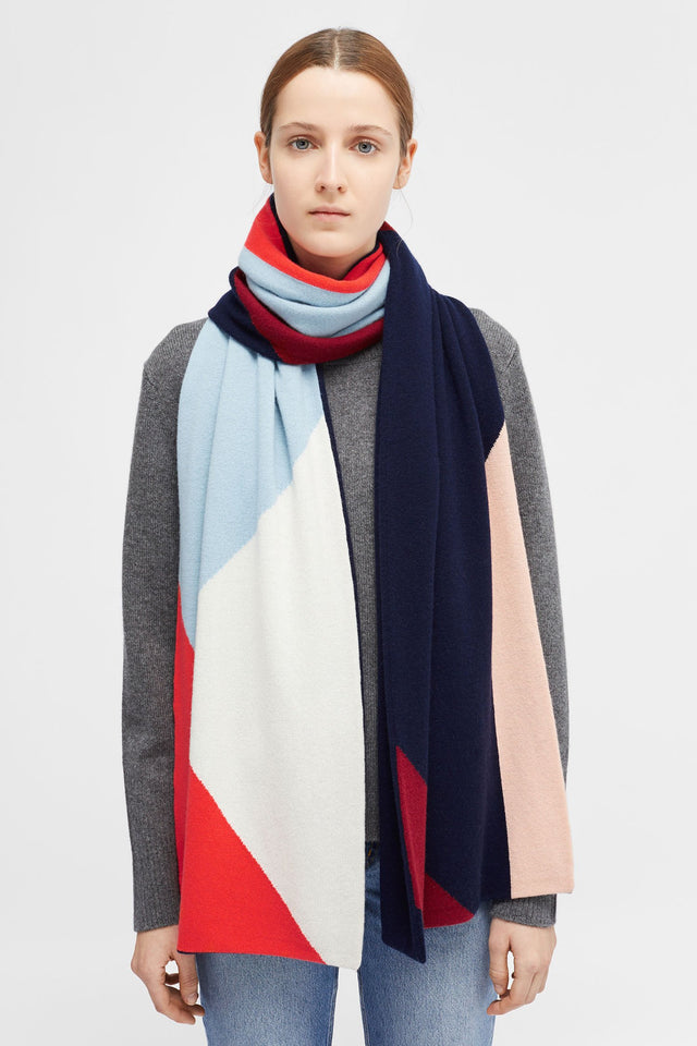 Navy Mexicano Scarf image 3