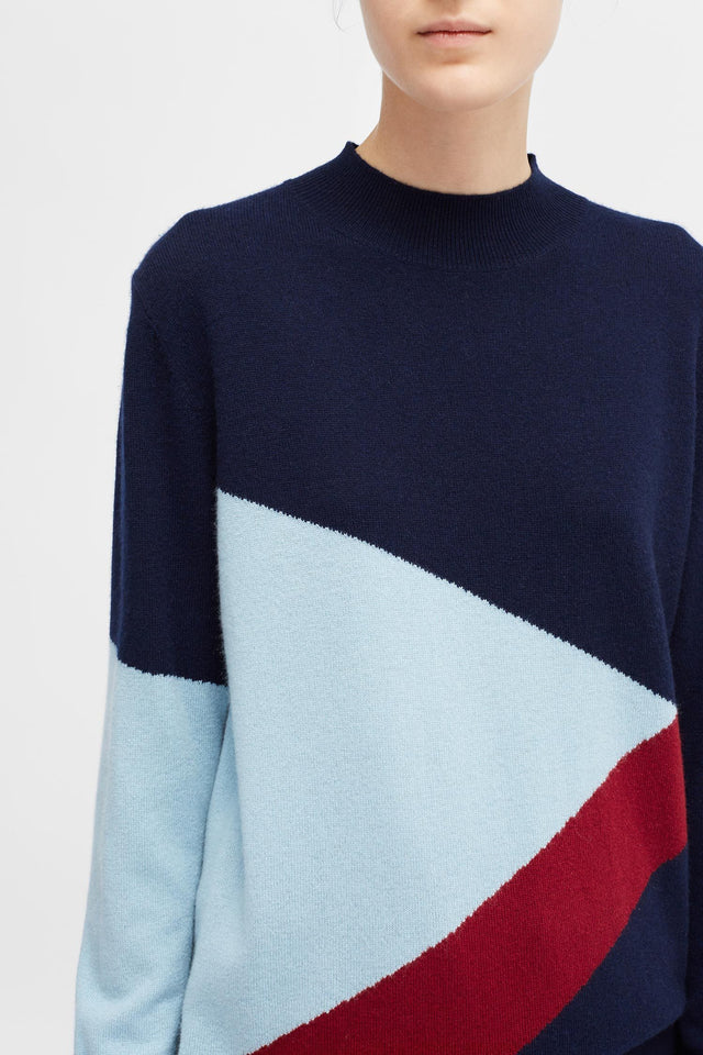 Navy Mexicano Turtle Neck Sweater image 4