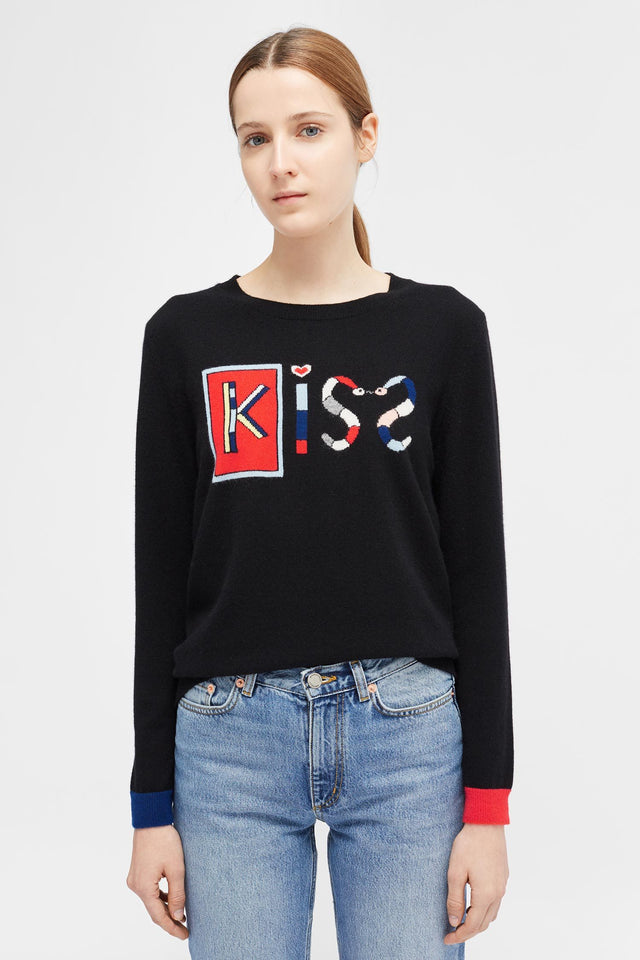 Black Mexican Kiss Sweater image 4