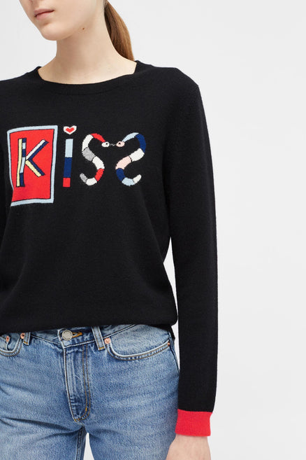 Black Mexican Kiss Sweater