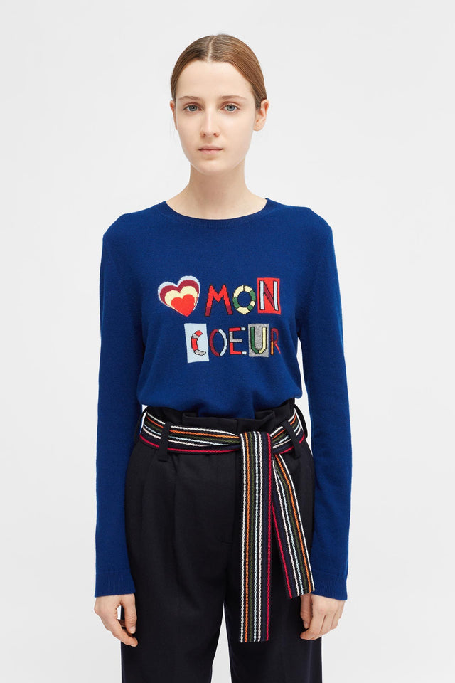 Petrol Mon Coeur Sweater image 1