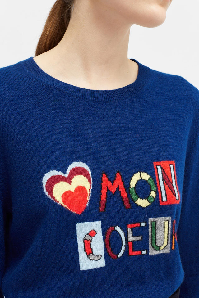 Petrol Mon Coeur Sweater image 4
