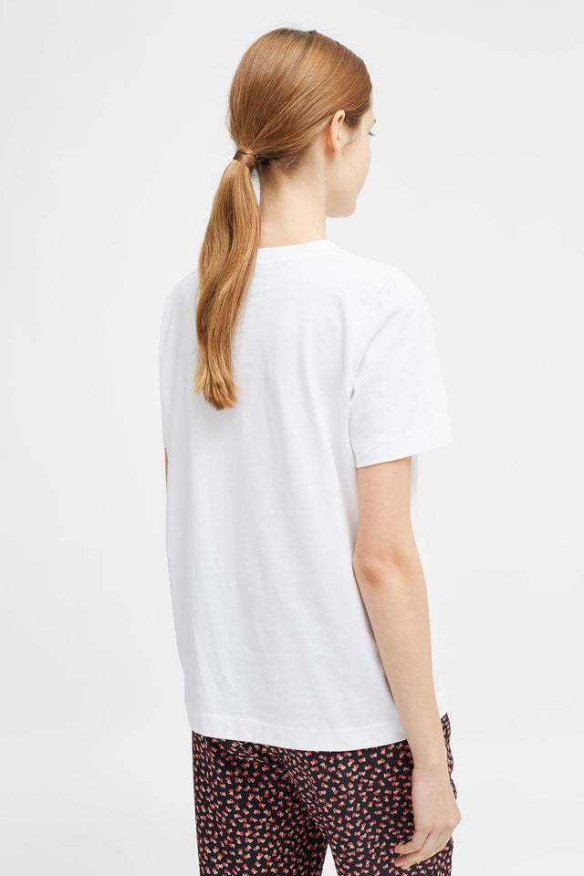 White Short Sleeve Mon Coeur T-Shirt image 4