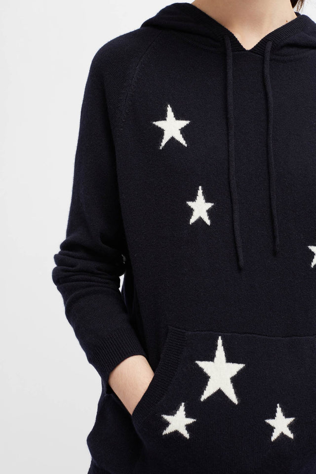 Navy Star Hoodie image 4
