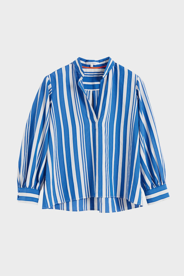 Blue Striped Parasol Blouse image 2