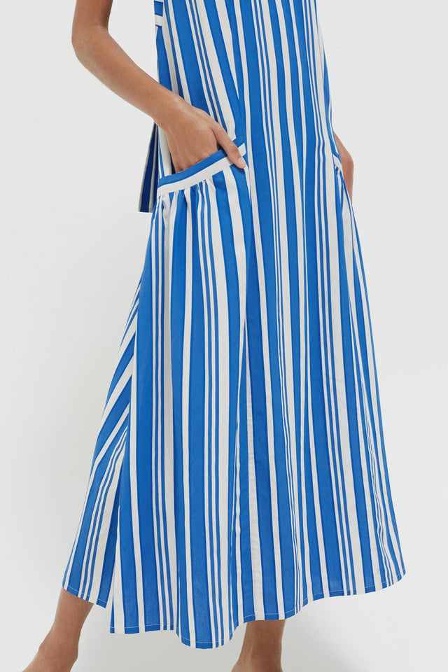 Blue Striped Parasol Sundress image 5