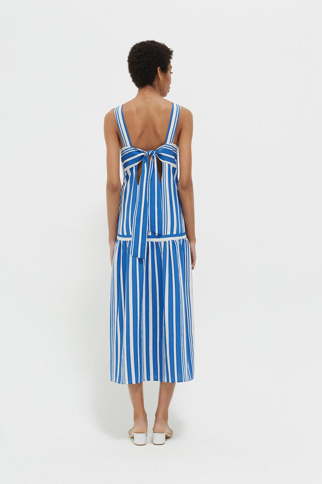 Blue Striped Parasol Sundress image 6