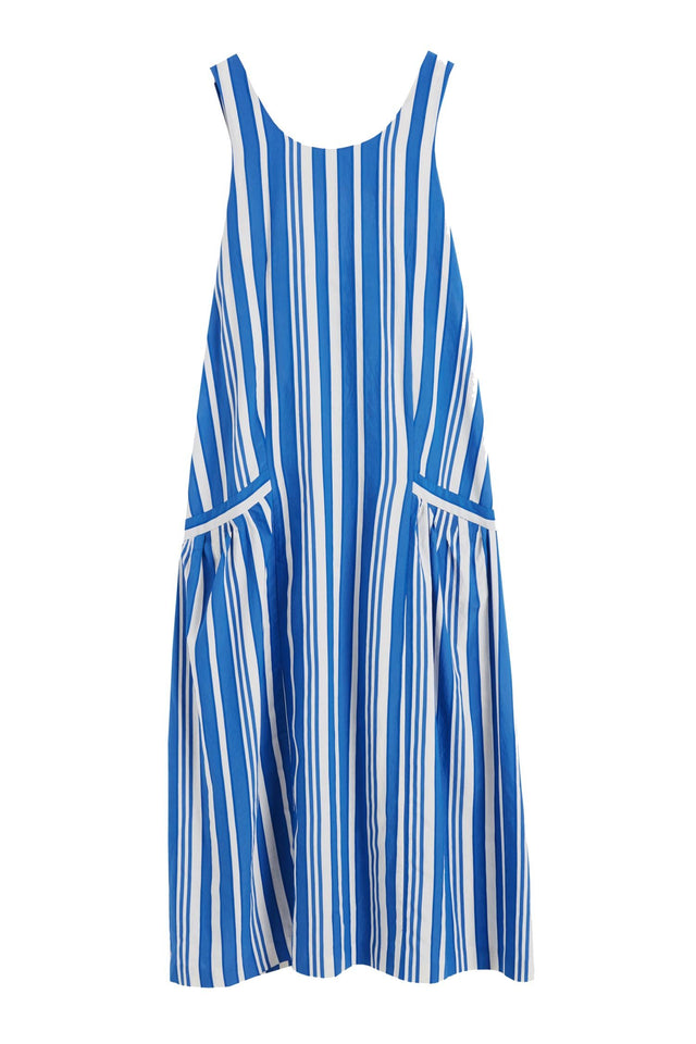 Blue Striped Parasol Sundress image 2