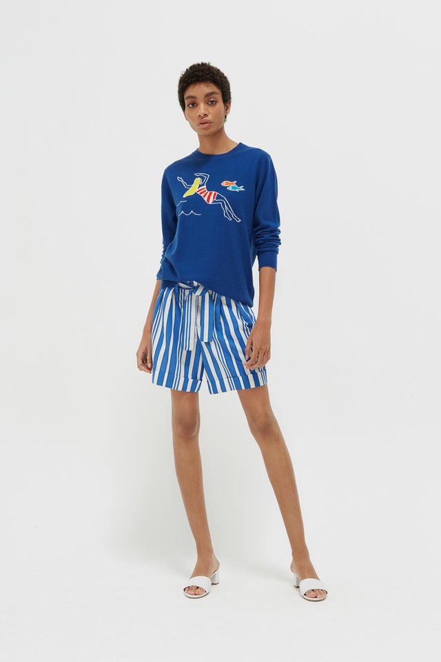 Blue Swimmer Cashmere Sweater image 3